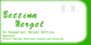 bettina mergel business card